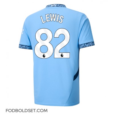 Manchester City Rico Lewis #82 Hjemmebanetrøje 2024-25 Kortærmet Manchester City Rico Lewis #82 Hjemmebanetrøje 2024-25 Kortærmet